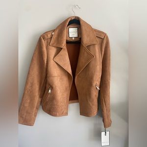 Bagatelle Carmel Suede Jacket - Size Medium